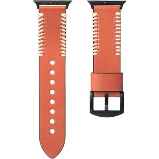 Apple Watch 7/6/5/4/3/2/1/SE - 38/40/41mm - Dux Ducis Ægte læder urrem - Brun