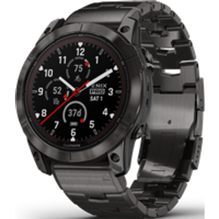 GARMIN - Fenix 7X PRO Sapphire Solar i titanum med titanium rem