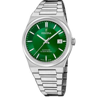 Festina F20034/3 Herrenuhr Swiss Made Rivé 40mm 10ATM