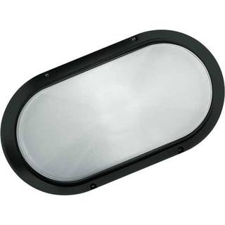 SUPERDELTA OVALE udendørs lampe i sort