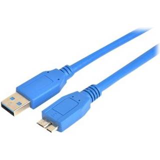 Prokord Usb-kabel 3m. Usb A Micro-usb B Blå