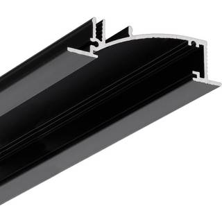 LED Profil FLAT8 - 2m - Sort