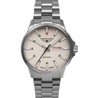 Bauhaus 2866M-5 Herrenuhr Aviation Automatik Titanium 42mm 10ATM