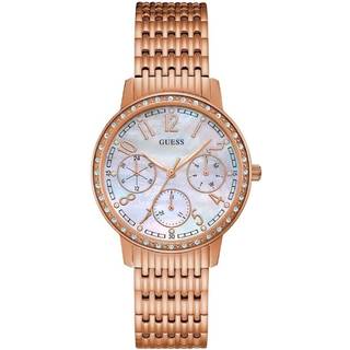 Guess W1086L2 Lattice Hvid/Rosaguldtonet stål Ø38 mm