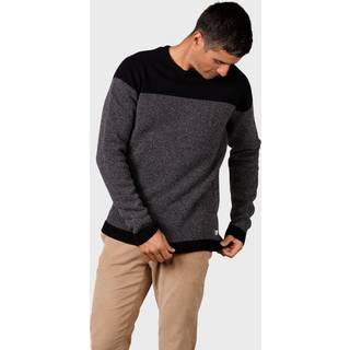 Klitmøller Collective - Halfdann knit - Black/light grey - XXL