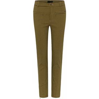 Cro Lina 7/8 W. Zip Jacquard Bukser 6841/4209 Dijon Check (36, 72 cm)