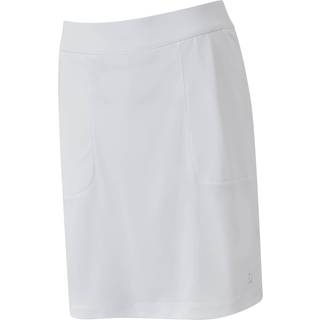 FootJoy Interlock Solid Skort - Long Dame Nederdel - White - Str. M / Lang