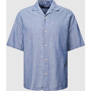Jack & Jones Summer Linen Resort Shirt SS Faded Denim