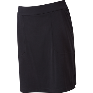FootJoy Interlock Solid Skort - Long Dame Nederdel - Black - Str. L / Lang