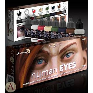 Human Eyes Paint Set (8x17ml)