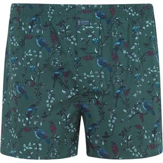 Jockey Woven Poplin Boxer Shorts - Green - Large