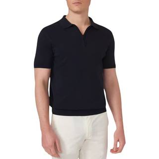 Oscar Jacobson - Slim Fit Finstrik Polo - størrelse S - Herre