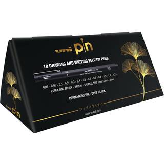 UNI Pin - The Full Black Box, 18-Pak