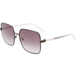 Calvin Klein Kvinde CKJ21220S 002 Solbriller Metal Sort-opaque Violet Firkantet Skygge