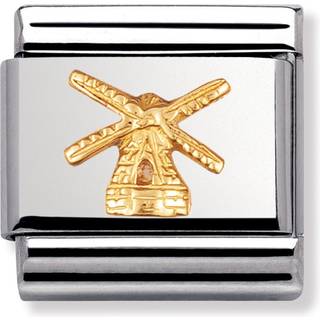 Nomination Classic - RELIEF MONUMENT Edelstahl und 18K-Gold (Windmuhle) - bicolor