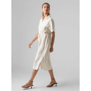 Vero Moda Dame Iris Kortærmet Skjorte Kjole Pearled Ivory