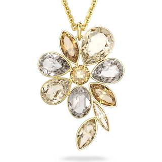 Elegance of Africa Halskette, Blume, Mehrfarbig, Goldlegierungsschicht