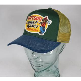 Stetson Men's Trucker Cap Lumber Supply Blue/Green, 56-60 cm