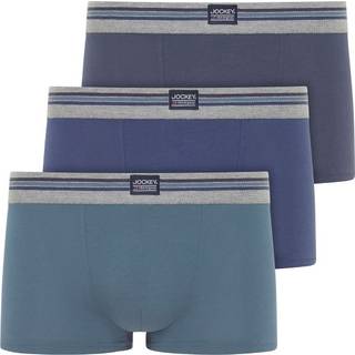 Jockey 3-pak Cotton Stretch Short Trunk - Blue - Medium * Kampagne *