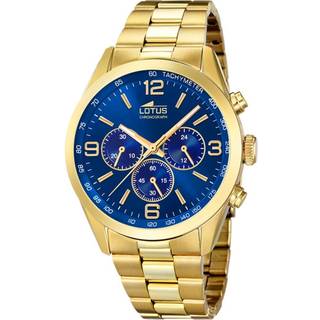 Stilfuld Herre Grøn Lotus Ur 18153/A