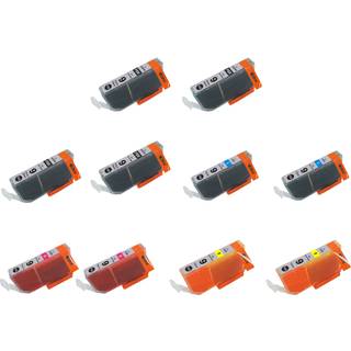 Kompatibel blækpatroner Canon PGI-9 - 1034B001, 10 stk. rabatpakke 150 ml