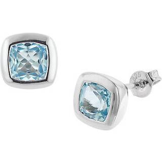 trendor 51402 Damen Ohrringe 925 Sterlingsilber Echt Topas Hellblau