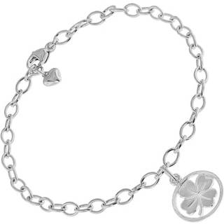 trendor 51198 Kinder-Armband Kleeblatt 925 Silber 18 cm