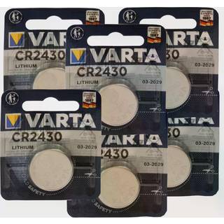 6x Lithium Knapcelle Batterie Varta Electronic CR2430 3V 1er Blister
