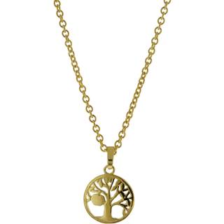 trendor 51359 Halskette Lebensbaum 925 Sterlingsilber Goldplattiert