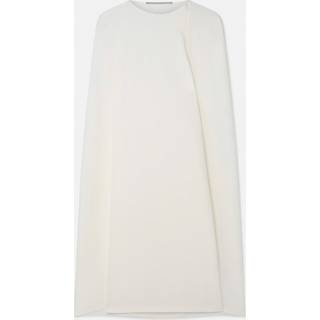 Stella McCartney Cape midi dress - white - XXXS