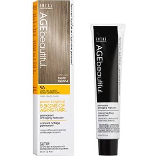 Alder Smuk permanent h?rfarve farvestof Liqui Creme | 100% gr? d?kning | Anti-aging Haircolor | Biotin til tykkere fyldigere h?r | Professionel s