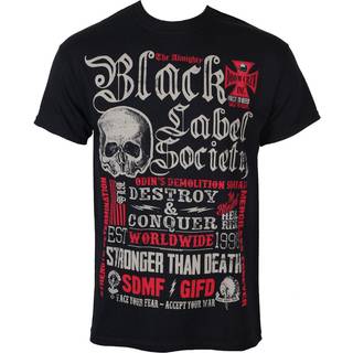 Black Label Society Skjorte Destroy & Conquer Black S