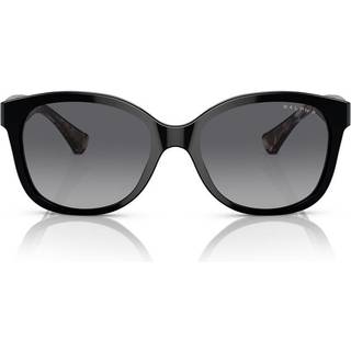 Ralph Lauren Kvinde RA5191 5001T3 Solbriller Acetat Sort Grå Cat Eye Polariseret Skygge