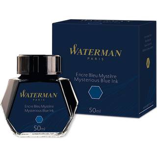 Waterman Mysterious Blue Fountain Pen Ink 50ml Bottle Premium Writing Experience for alle Waterman Fountain Pens