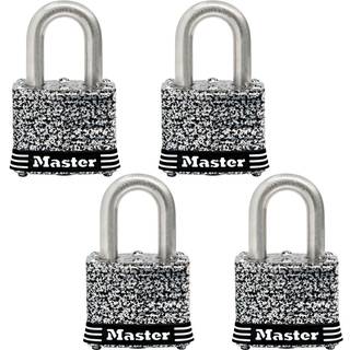 Master Lock 3SSQ Udendrs hngels i rustfrit stl med ngle 4-pak Ngler