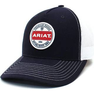 Ariat Ariat Blue Premium Goods Round Patch Trucker Cap