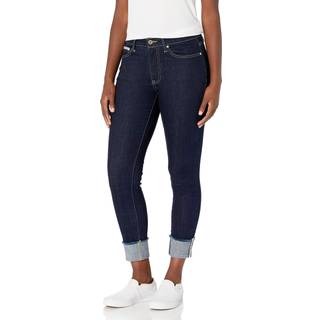 Tommy Hilfiger Kvinders indigo-vasket cropped denim jeans, størrelse 12 - flatterende, trendy pasform
