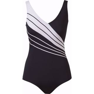 Trofe Chlorine-resistant Swimsuit - Black/White - 46