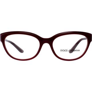 Dolce & Gabbana Kvinde DG3342 3091 Optiske stel Plast Bordeaux Cat Eye