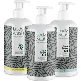 3 for 2 Body Wash 500ml - pakketilbud â Pakketilbud med 3 body wash (500 ml): Tea Tree Oil, Lemon Myrtle & Mint