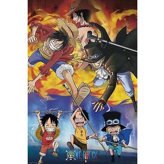 ONE PIECE - Ace, Sabo & Luffy - Poster '91x61'