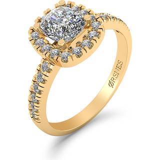 14 Karat Guld Ring fra Henrik Ørsnes Design med Brillanter 0,956 Carat TW/W SI