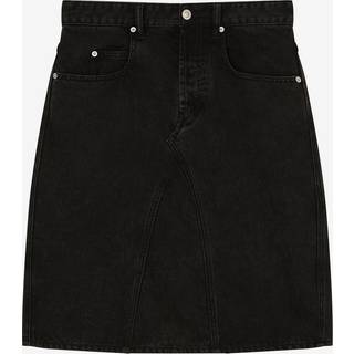 Marant Etoile Fiali denim midi skirt - black - XXS