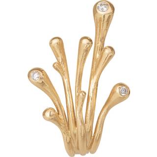 OLE LYNGGAARD COPENHAGEN BoHo øreclips 18 kt. guld med 3 brillanter (stk)