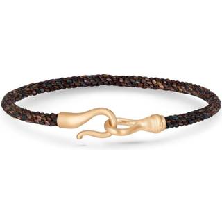 OLE LYNGGAARD COPENHAGEN Life herre armbånd i midnight med guld krog - 20 cm