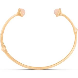 OLE LYNGGAARD COPENHAGEN Nature 18 kt. guld armring med aquamarin - 18 cm