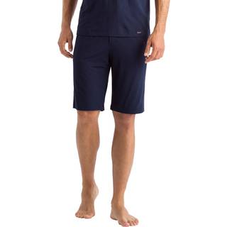 HANRO Herren Pyjamashorts blau unifarben