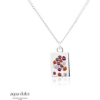 PINK STARDUST NECKLACE | SILVER