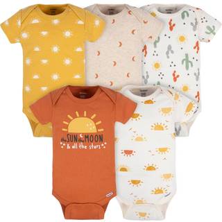 Gerber Unisex Baby 5-Pack Kortrmede Variety Onesies Bodysuits Southwest 3-6 mneder