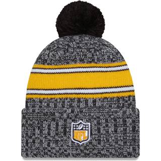 Pittsburgh Steelers NFL Sideline 2023 Black Bobble Knit Hat newera adult unisex Black newera adult unisex Black newera adult unisex Black newera adult - Osfm
